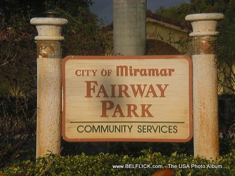 City Or Miramar Fairway Park Miramar Florida