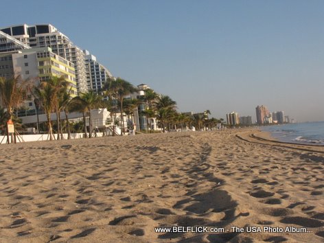 Las Olas Sandy Beach Fort Lauderdale Florida