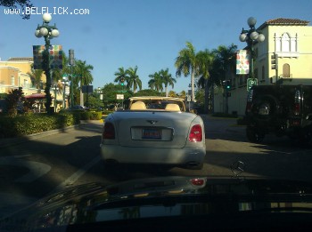 a bentley in downtown hollywood florida