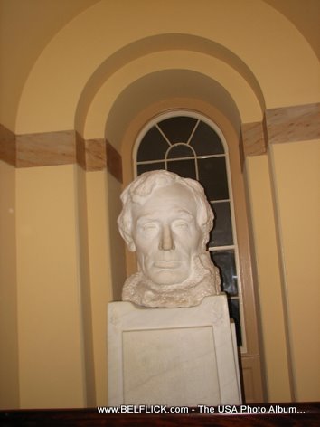 Abraham Lincoln Statue Inside The United States Capitol Building