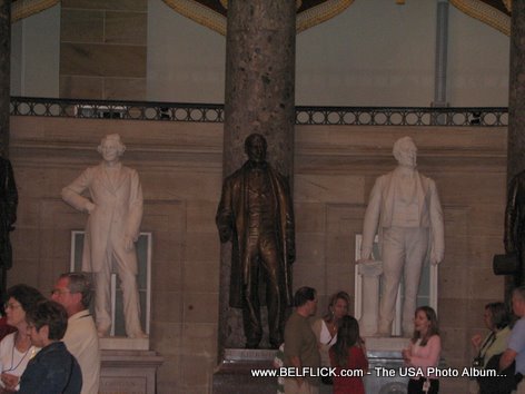Statue Inside The United States Capitol Building