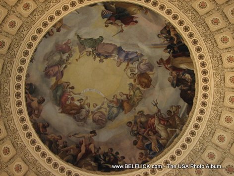 The United States Capitol Dome Inside Look