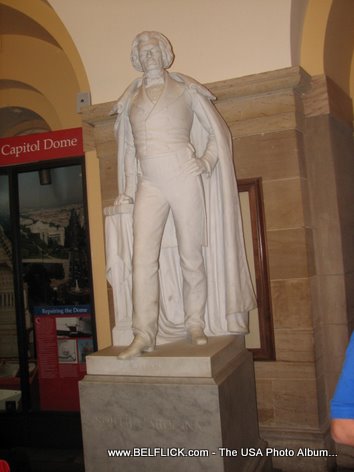 John Caldwell Calhoun Statue Inside The United States Capitol Building