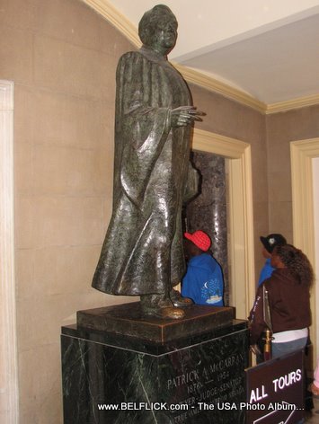 Patrick Anthony McCarran Statue Inside The United States Capitol Building