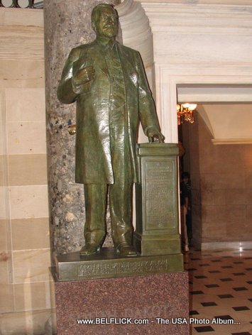 William Henry Harrison Beadle Statue Inside The United States Capitol Building