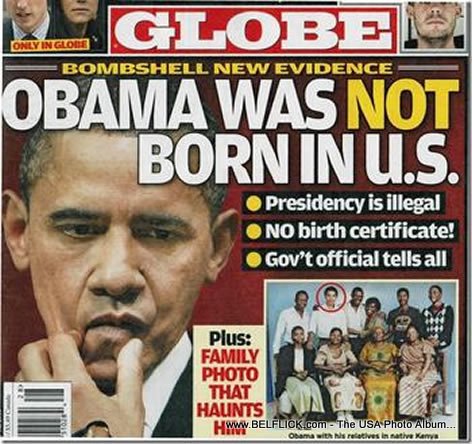 Obama was not born in the USA? REALLY? LOL...